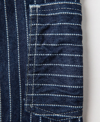 Wabash Stripe Work Pants - Indigo