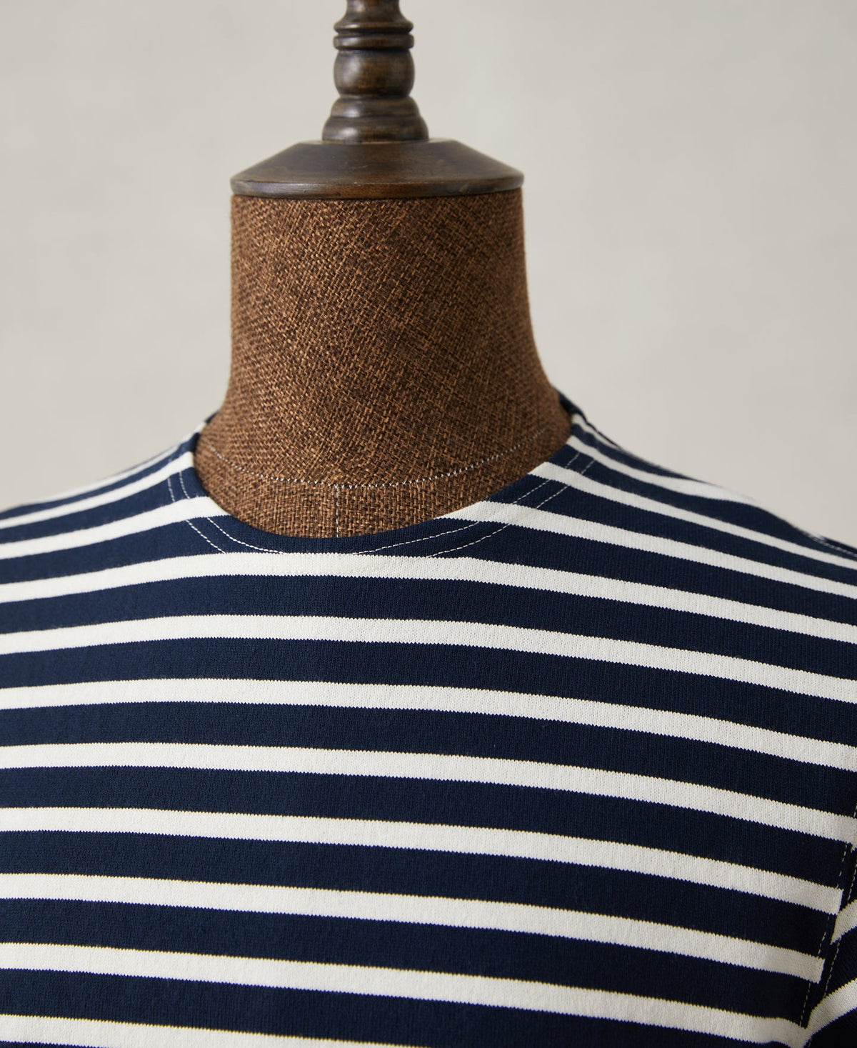 Breton Striped Jersey T-Shirt - Navy/Ivory
