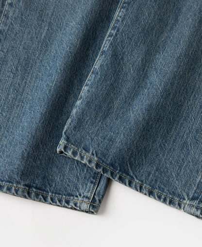 12.5oz Selvedge Denim Jeans - Washed Blue