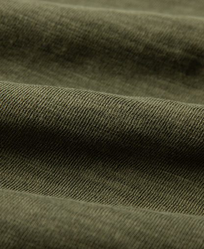 Heavyweight Cotton Gusset Tube T-Shirt - Green