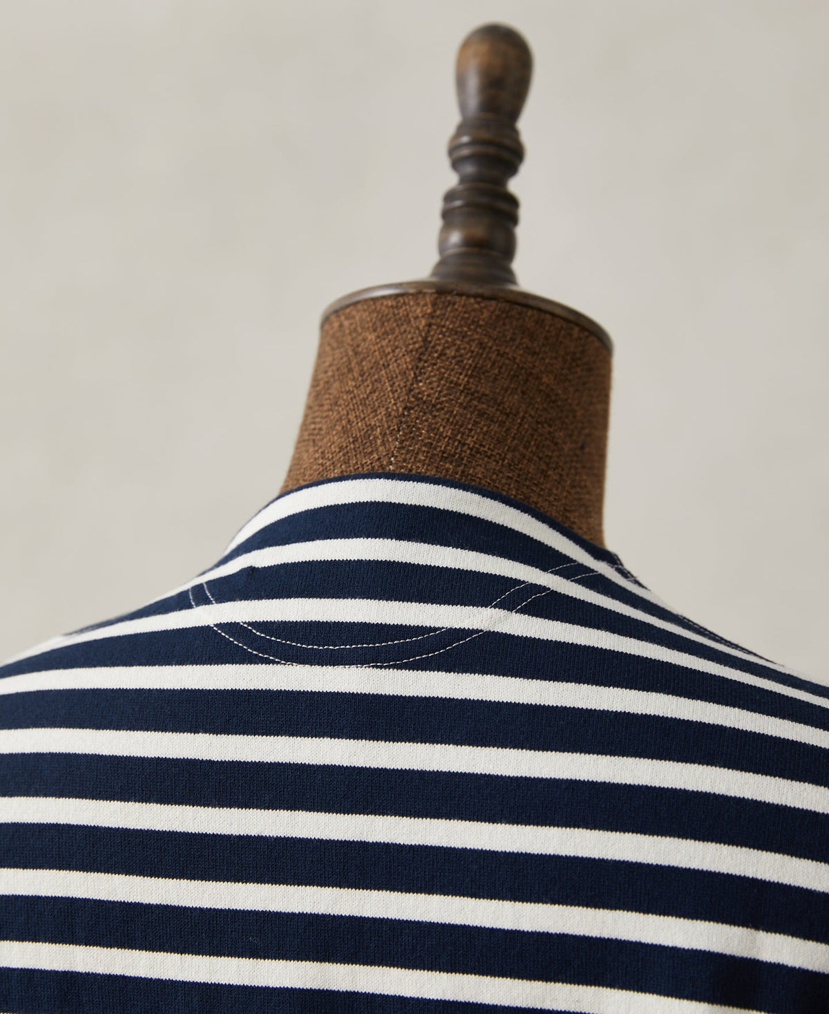 Breton Striped Jersey T-Shirt - Navy/Ivory
