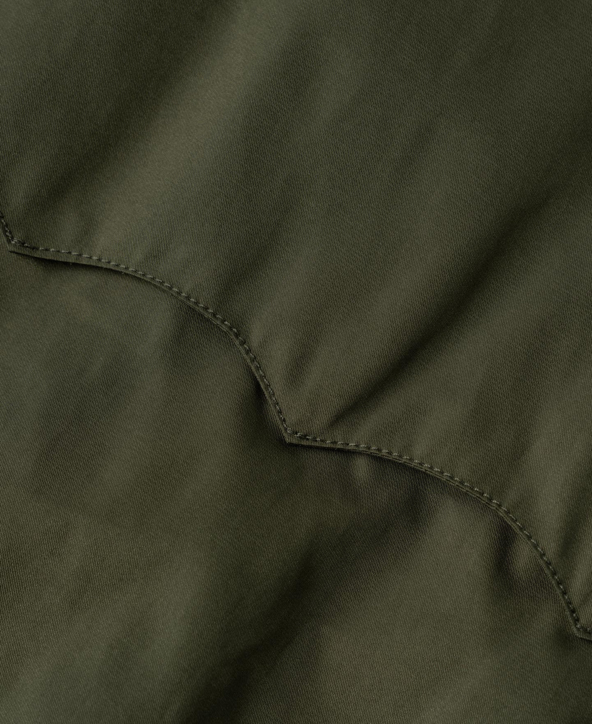 Stand Collar Jacket - Olive