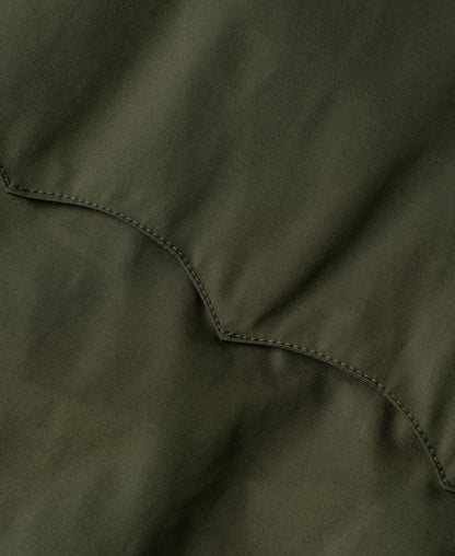 Stand Collar Jacket - Olive
