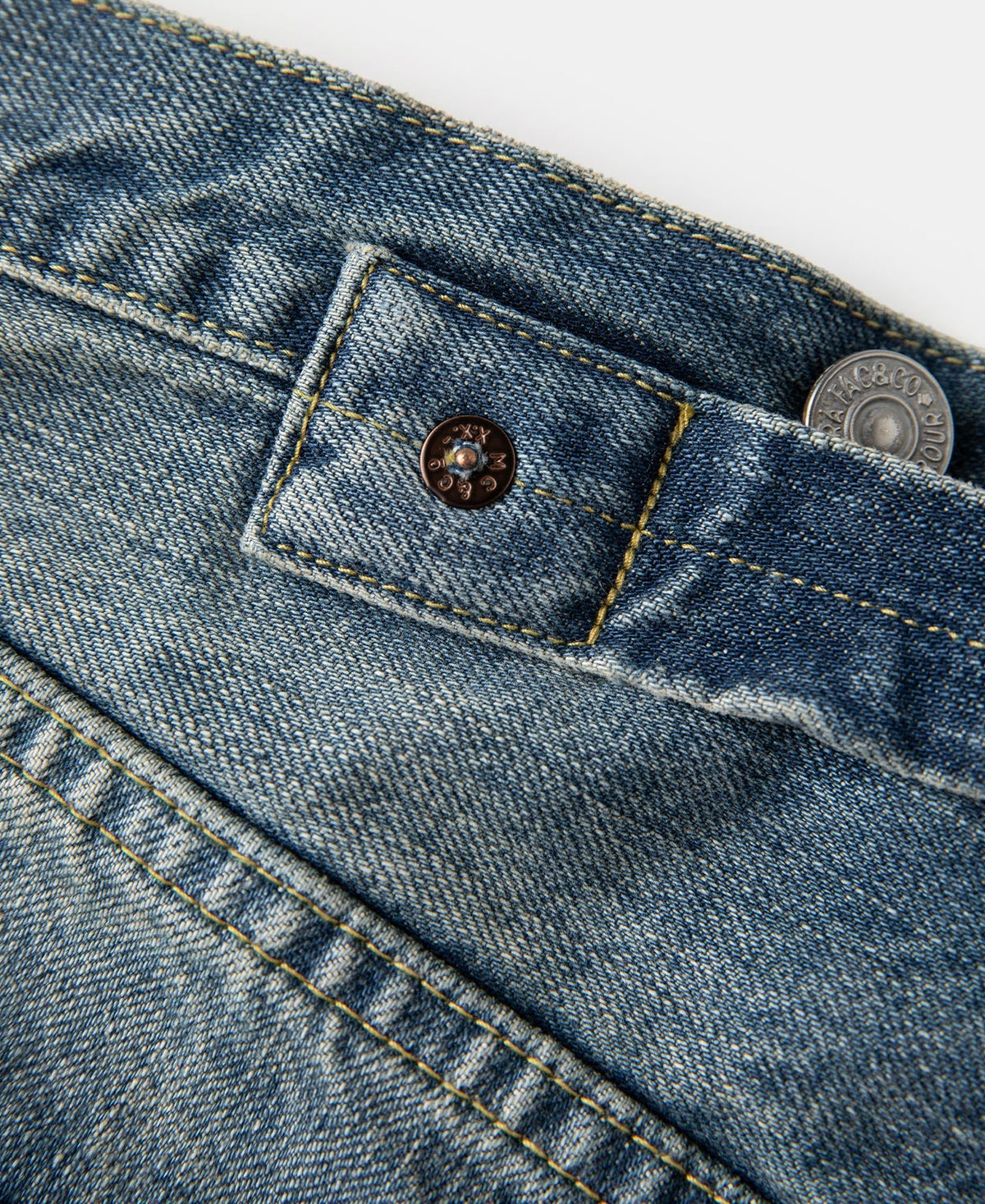 12.5oz Selvedge Denim Jeans - Washed Blue