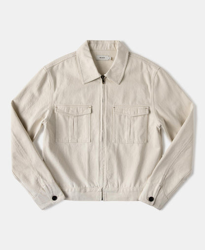 Heavyweight Cotton Field Jacket - Natural