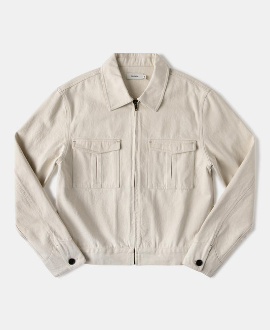 Heavyweight Cotton Field Jacket - Natural