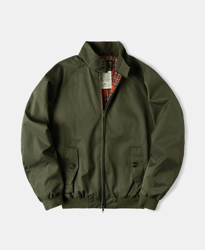 Stand Collar Jacket - Olive