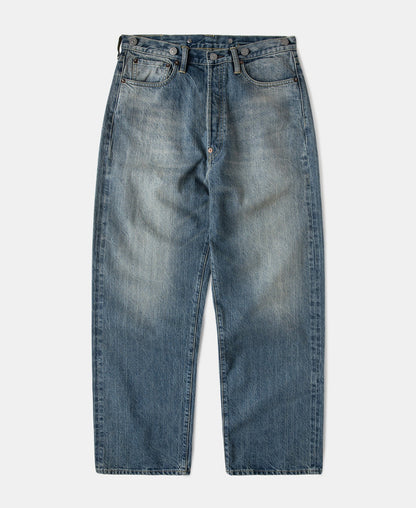 12.5oz Selvedge Denim Jeans - Washed Blue