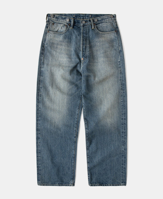 12.5oz Selvedge Denim Jeans - Washed Blue