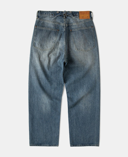12.5oz Selvedge Denim Jeans - Washed Blue