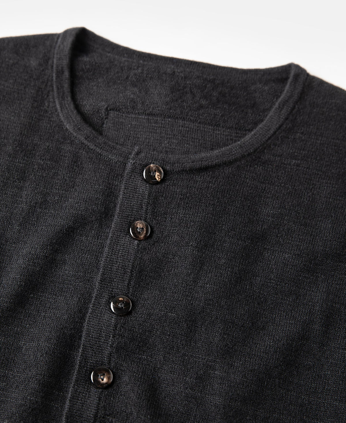 Wool-Hemp Blend Henley Shirt