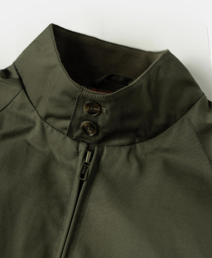 Stand Collar Jacket - Olive