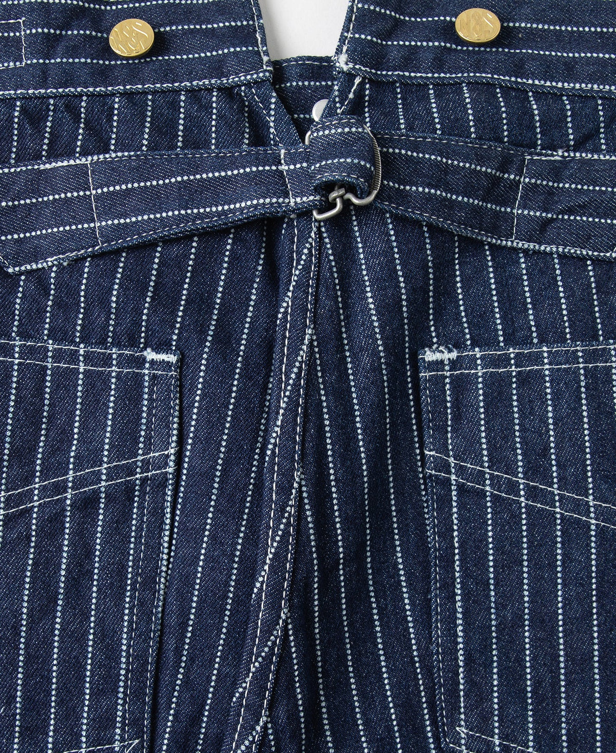 Wabash Stripe Work Pants - Indigo
