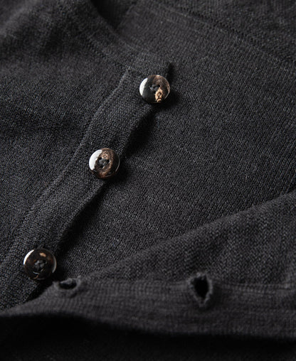 Wool-Hemp Blend Henley Shirt