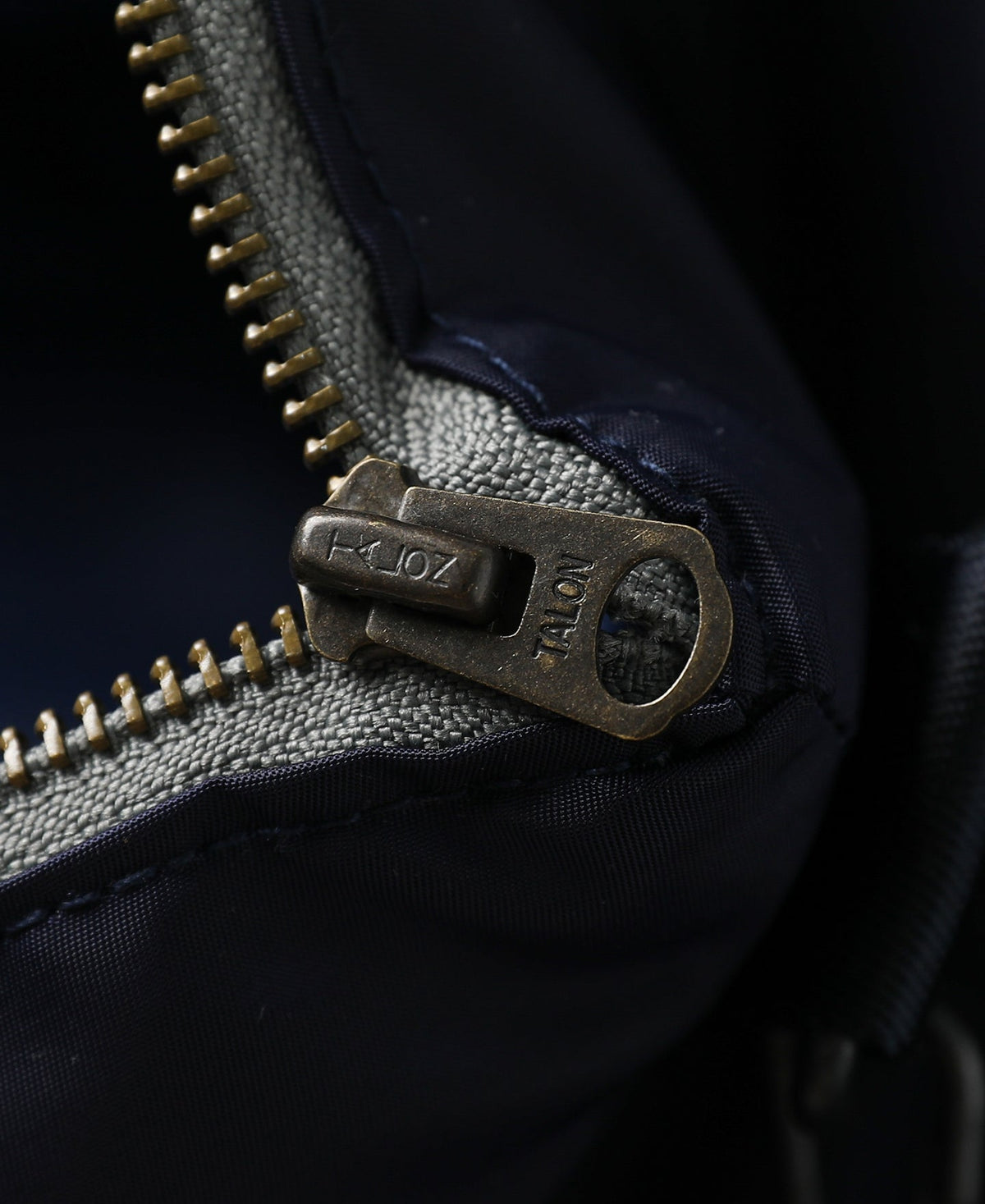 Vintage-Style Cotton Drawstring Bag - Navy
