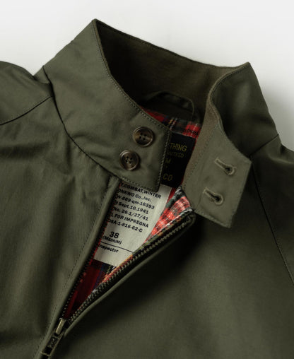 Stand Collar Jacket - Olive