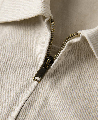 Heavyweight Cotton Field Jacket - Natural