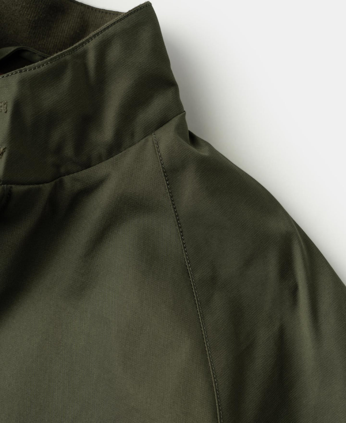 Stand Collar Jacket - Olive
