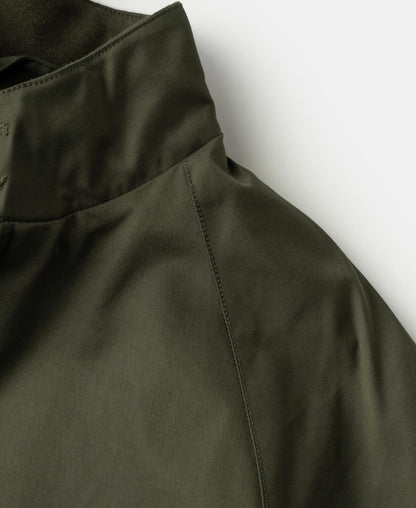 Stand Collar Jacket - Olive