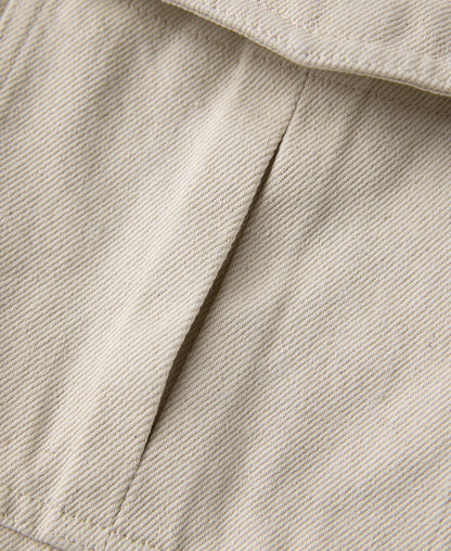 Heavyweight Cotton Field Jacket - Natural