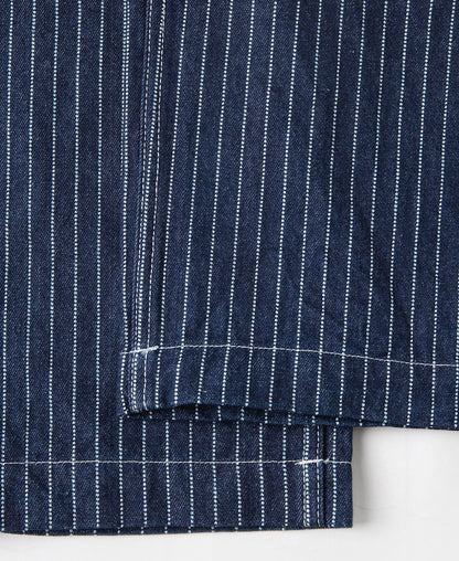 Wabash Stripe Work Pants - Indigo