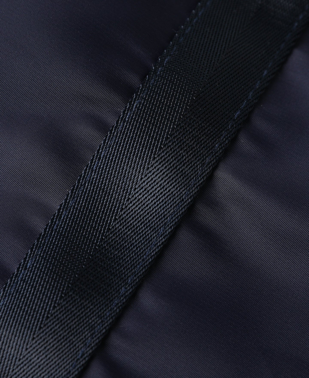 Vintage-Style Cotton Drawstring Bag - Navy