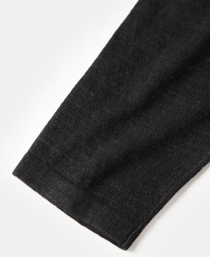 Wool-Hemp Blend Henley Shirt