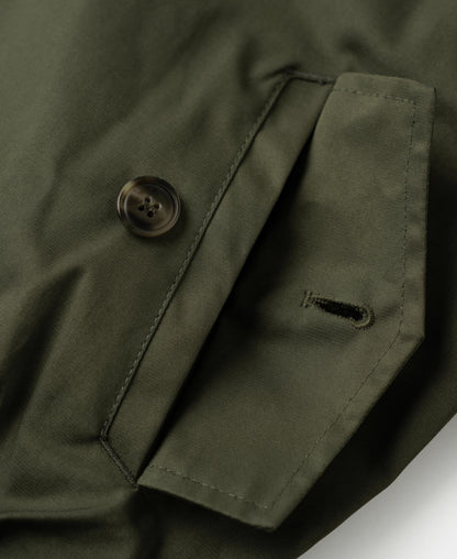 Stand Collar Jacket - Olive