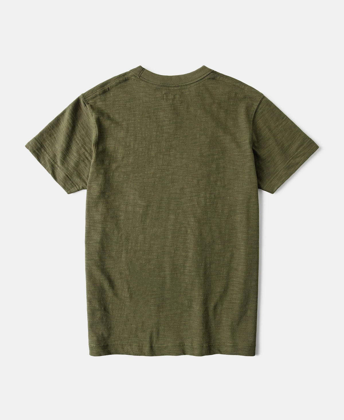 Heavyweight Cotton Gusset Tube T-Shirt - Green