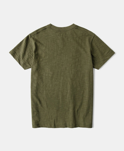 Heavyweight Cotton Gusset Tube T-Shirt - Green