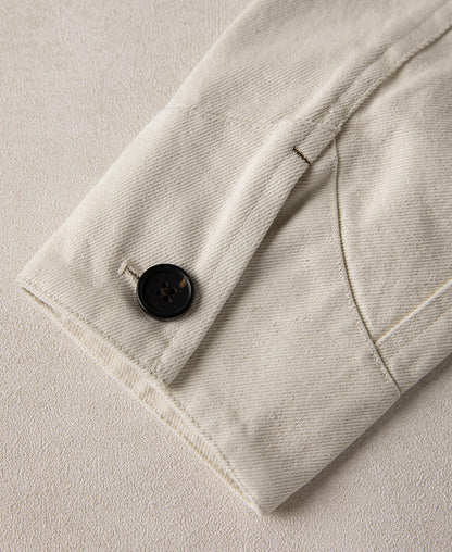 Heavyweight Cotton Field Jacket - Natural
