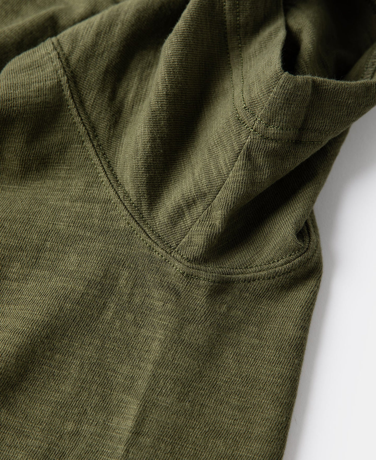 Heavyweight Cotton Gusset Tube T-Shirt - Green