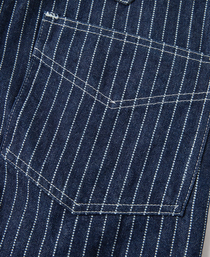 Wabash Stripe Work Pants - Indigo