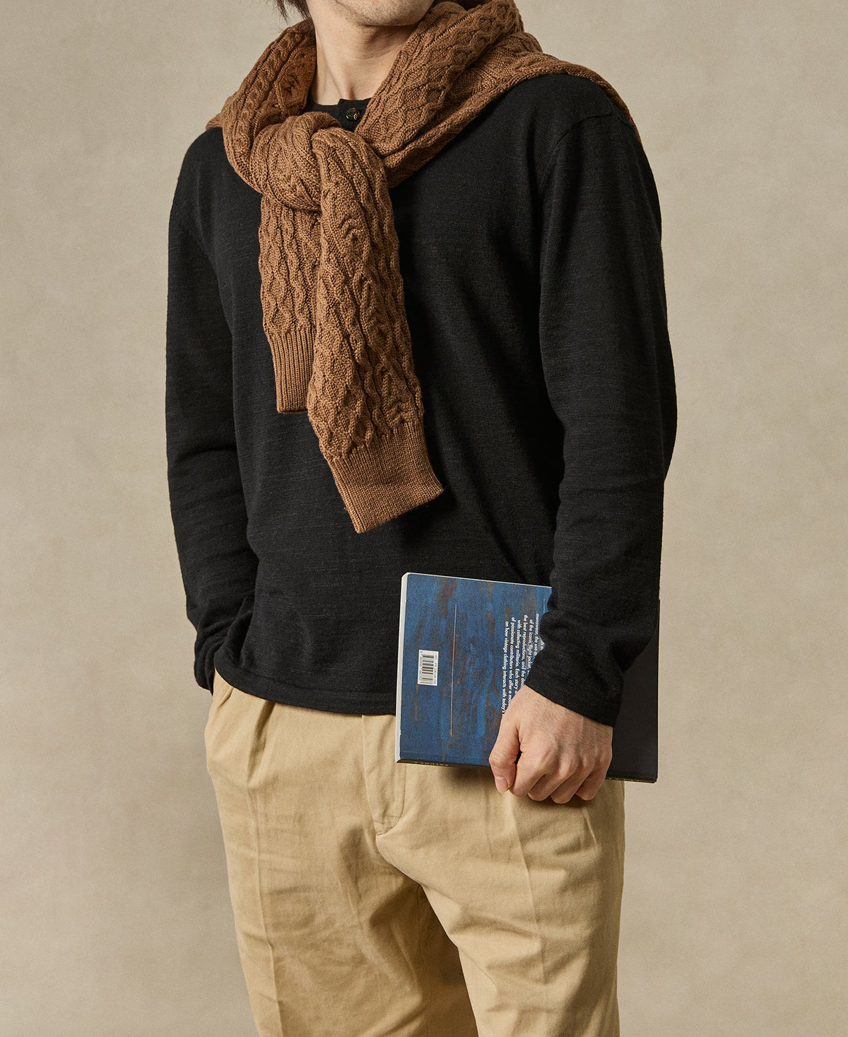 Wool-Hemp Blend Henley Shirt