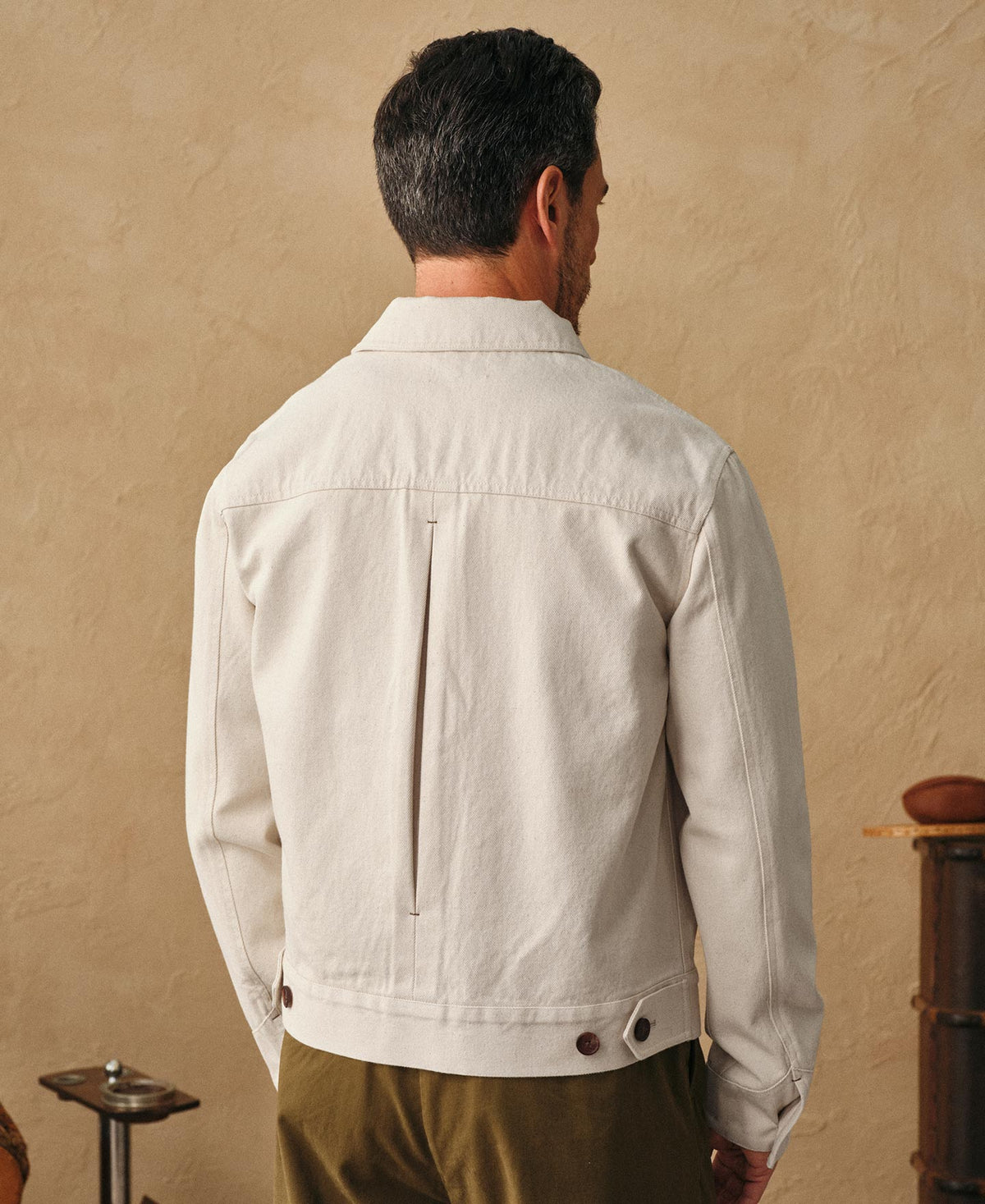 Heavyweight Cotton Field Jacket - Natural